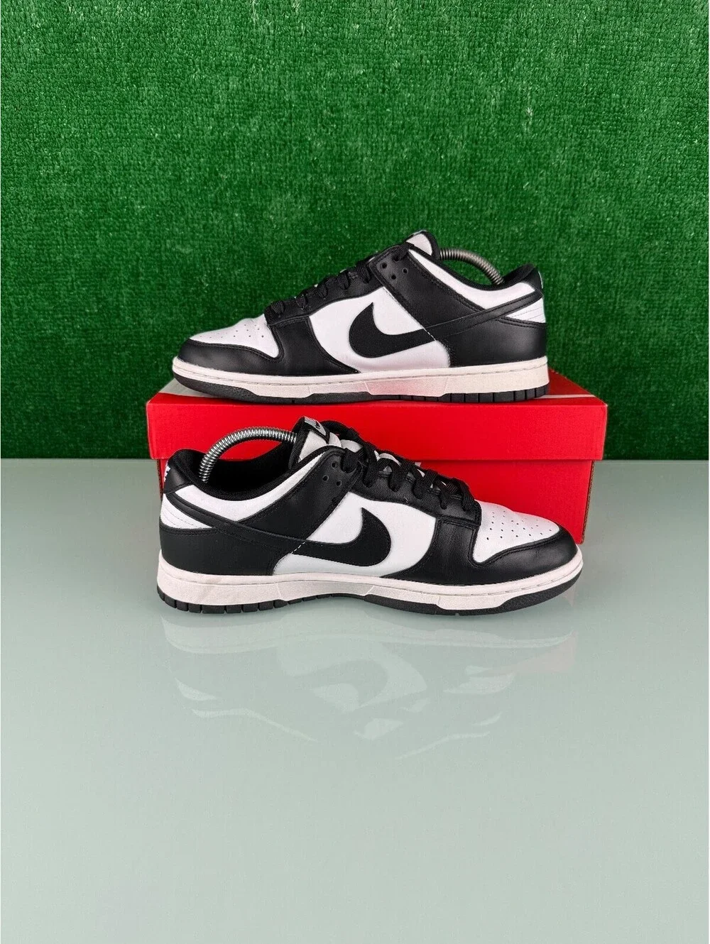 Size 9.5 - Nike Dunk Low Black White